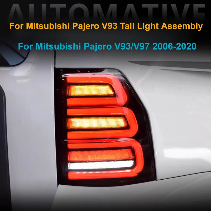 Задние фонари для Mitsubishi Pajero V93/V97 2006-2020: Обновленные светодиодные дневные ходовые огни с последовательными указателями поворота
Задние фонари для Mitsubishi Pajero V93/V97 2006-2020: Обновленные светодиодные дневные ходовые огни с последовательными указателями поворота