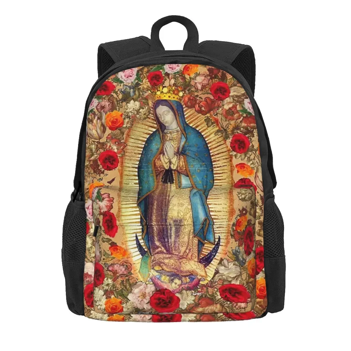Our Lady Of Guadalupe Virgin Mary Catholic Mexic Backpack Daypack Large Capacity BookBag School Bag Shoulder Bags for Men Women
Our Lady Of Guadalupe Virgin Mary Catholic Mexic Backpack Daypack Large Capacity BookBag School Bag Shoulder Bags for Men Women