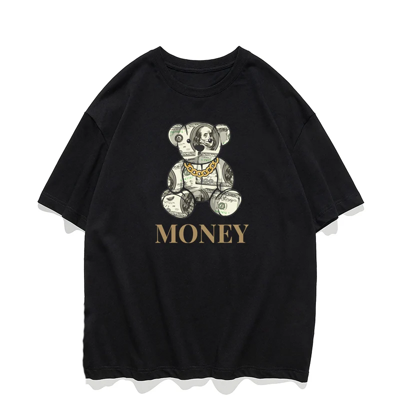 LEECHAOSS модный бренд USD Bear Joint Rabbit футболка с короткими рукавами и свободным вырезом из чистого хлопка с короткими рукавами мужское модное платье для пар
LEECHAOSS модный бренд USD Bear Joint Rabbit футболка с короткими рукавами и свободным вырезом из чистого хлопка с короткими рукавами мужское модное платье для пар