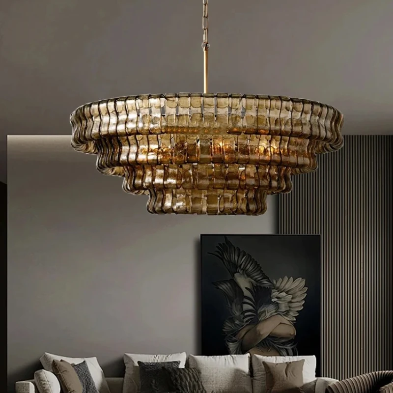 Designer Gray Glass Pendant Lights Classic Round Hanging Lamps Living Room Restaurant Villa Hotel Decoration Lighting Luminaires
Designer Gray Glass Pendant Lights Classic Round Hanging Lamps Living Room Restaurant Villa Hotel Decoration Lighting Luminaires