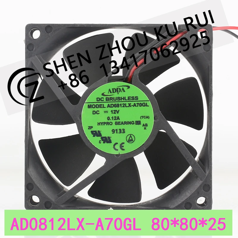 ADDA Dahua устройство для жесткого диска, материнская плата, инвертор 5 В, 24 В, 48 В постоянного тока, 12 В, 0,12 А, AC EC 8025, 80X80X25 мм, 8 см, AD0812LX-A70GL, охлаждающий вентилятор
ADDA Dahua устройство для жесткого диска, материнская плата, инвертор 5 В, 24 В, 48 В постоянного тока, 12 В, 0,12 А, AC EC 8025, 80X80X25 мм, 8 см, AD0812LX-A70GL, охлаждающий вентилятор