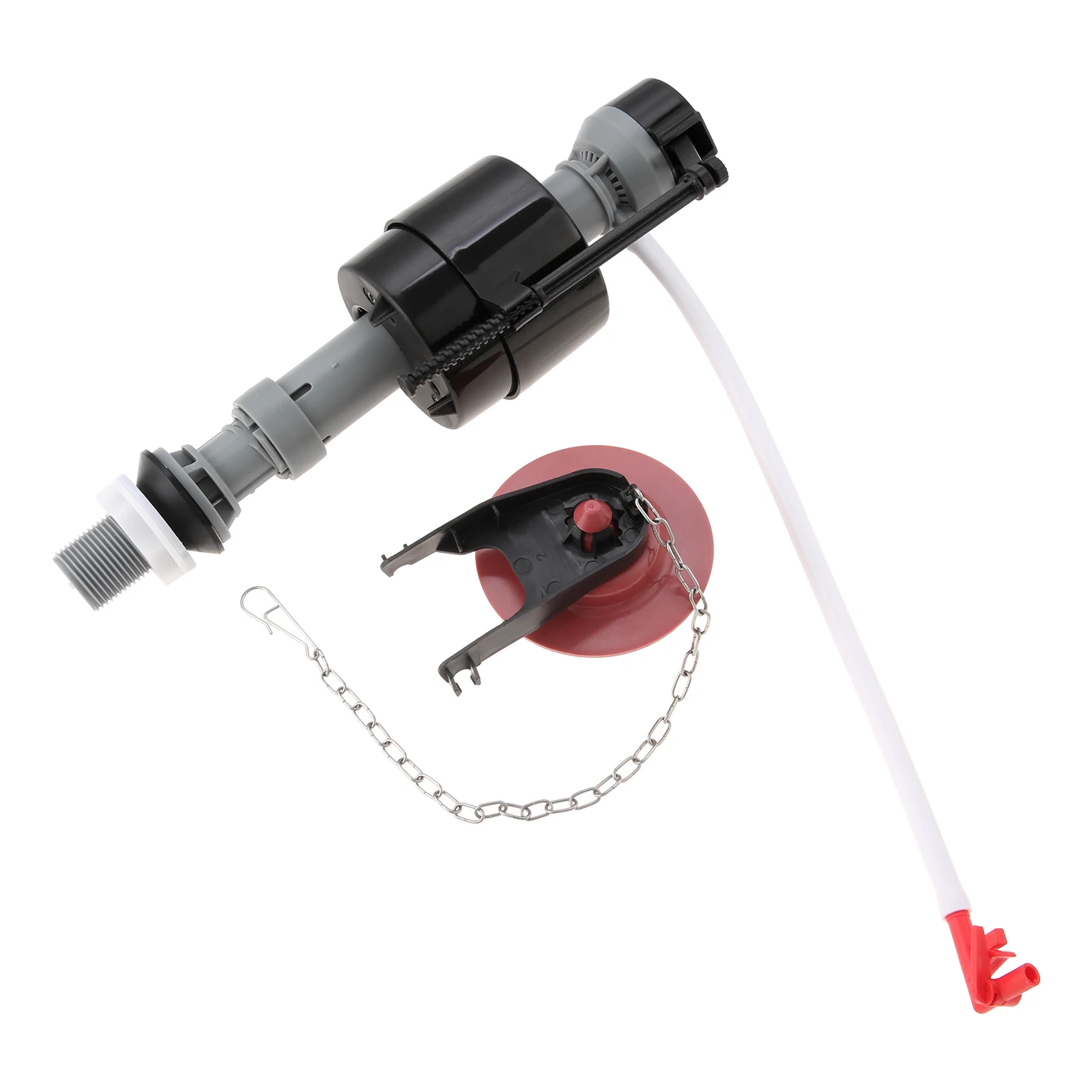 Universal Toilet Fill Valve with 2" Flapper and Red Plastic Clip Kit G15/16" Inlet Adjustable Water Level Toilet Repair Parts
Universal Toilet Fill Valve with 2" Flapper and Red Plastic Clip Kit G15/16" Inlet Adjustable Water Level Toilet Repair Parts