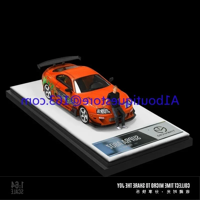TimeMicro 1:64 Supra A80Z Модель из окрашенного сплава с тематикой Пола Уокера Fast & Furious
TimeMicro 1:64 Supra A80Z Модель из окрашенного сплава с тематикой Пола Уокера Fast & Furious