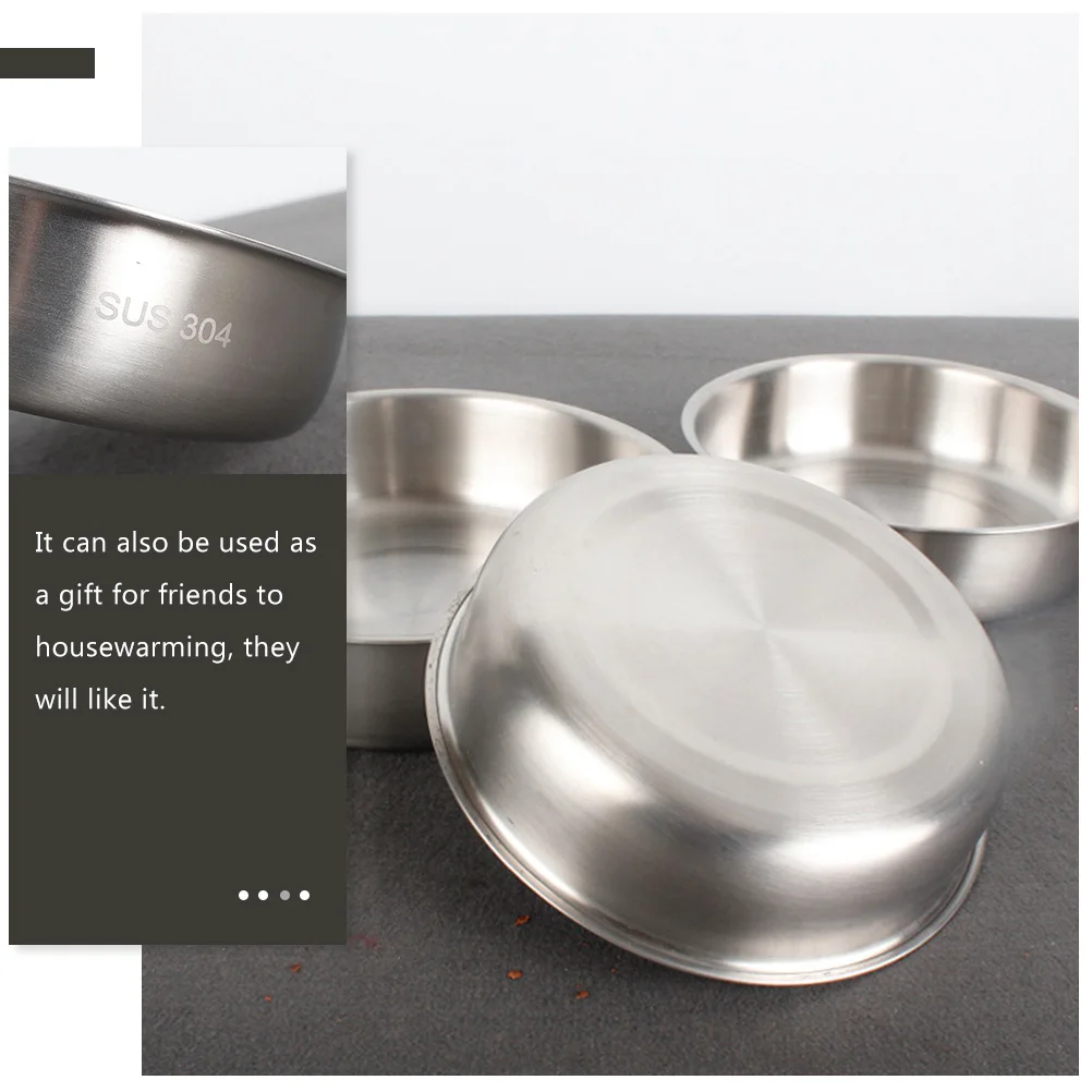 Stainless Steel Round Plate Household Tableware Multipurpose Kitchen Accessories Food Fruit Rice Serving Practical Easy Clean
Stainless Steel Round Plate Household Tableware Multipurpose Kitchen Accessories Food Fruit Rice Serving Practical Easy Clean