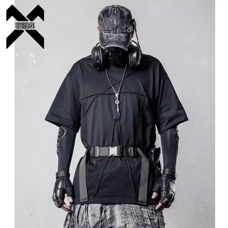 Men's Tactical T-Shirt 2025 Summer Functional Techwear Short Sleeved Tshirts Cotton Hip Hop Streetwear Mens Loose Tops Tee Black
Men's Tactical T-Shirt 2025 Summer Functional Techwear Short Sleeved Tshirts Cotton Hip Hop Streetwear Mens Loose Tops Tee Black