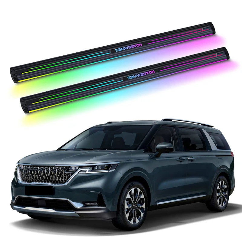 Automatic Electric Power Neon Led Light Side Step Running Board for KIA Carnival 2021-2023
Automatic Electric Power Neon Led Light Side Step Running Board for KIA Carnival 2021-2023