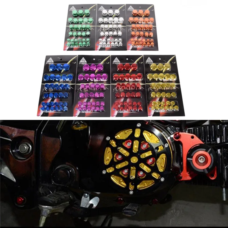 30Pcs Motorcycle Screw Nut Cover Cap Motorbike Screw Nut Bolt Cap Cover Decoration
30Pcs Motorcycle Screw Nut Cover Cap Motorbike Screw Nut Bolt Cap Cover Decoration