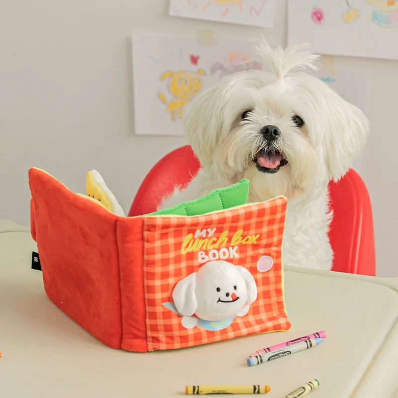 Dog Chew Toys Pet Lunch Sniffing Book Resistant To Chewing Cute Squeaking Books Toys Cat Plush Toys Finding Food Chewing Book
Dog Chew Toys Pet Lunch Sniffing Book Resistant To Chewing Cute Squeaking Books Toys Cat Plush Toys Finding Food Chewing Book