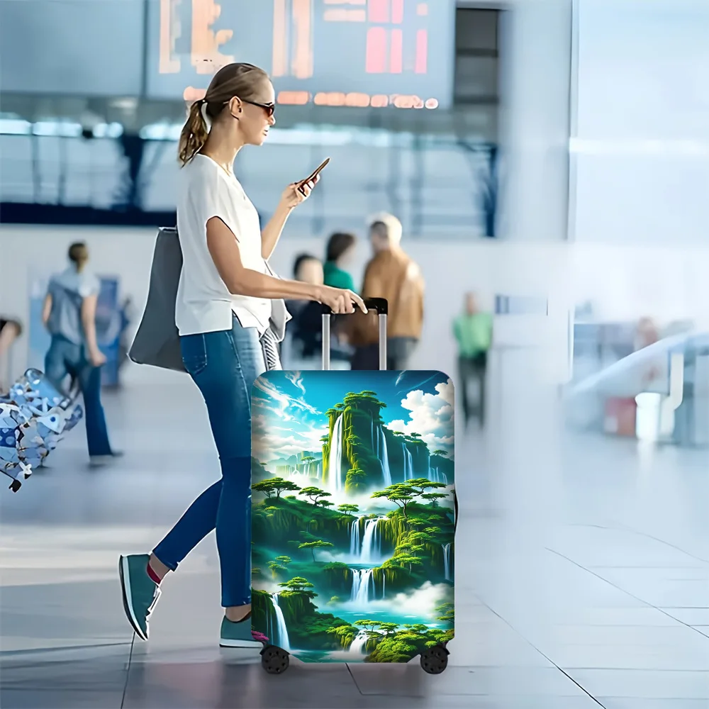 1PC Dreamfall View luggage cover for luggage sizes 18 – 32 inches; dust and elastic travel accessories to effectively protect
1PC Dreamfall View luggage cover for luggage sizes 18 – 32 inches; dust and elastic travel accessories to effectively protect