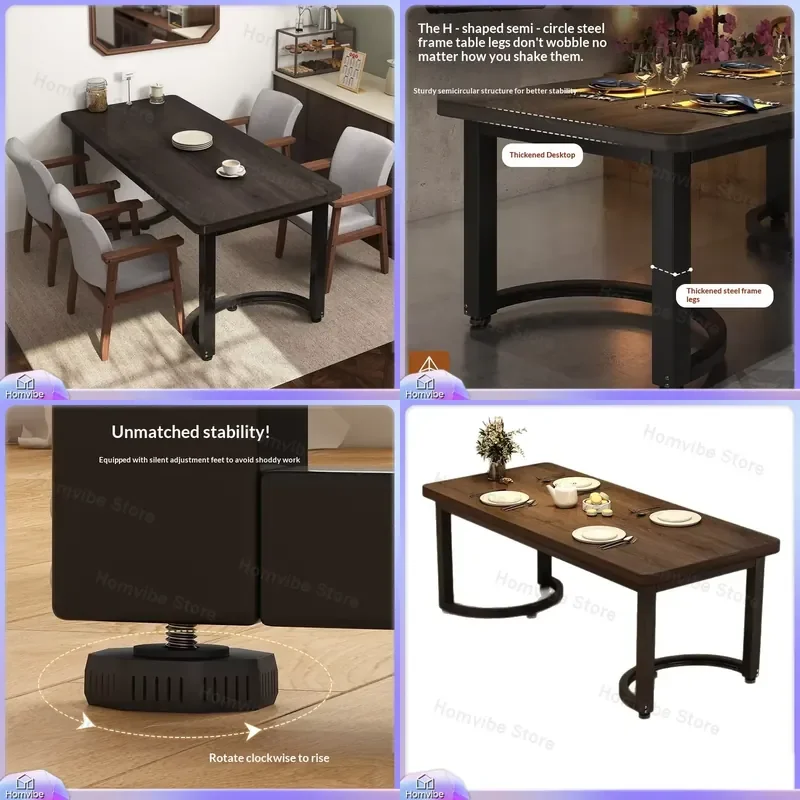 Modern Light Luxury Rectangular Dining Table Set with Chairs for Home Restaurant Use North American Style Solid Wood Dining
Modern Light Luxury Rectangular Dining Table Set with Chairs for Home Restaurant Use North American Style Solid Wood Dining