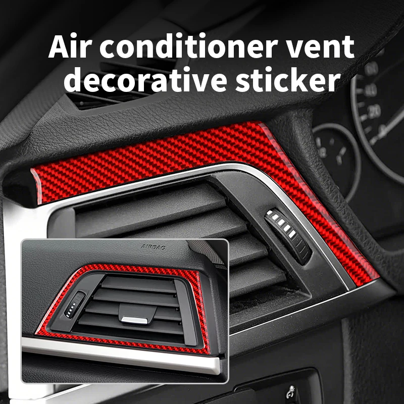 4pcs Real Carbon Fiber For BMW F30 F32 F34 (2013-2019) Left Right Side Air Vent Frame Trim Sticker Car Interior Tuning Accessory
4pcs Real Carbon Fiber For BMW F30 F32 F34 (2013-2019) Left Right Side Air Vent Frame Trim Sticker Car Interior Tuning Accessory