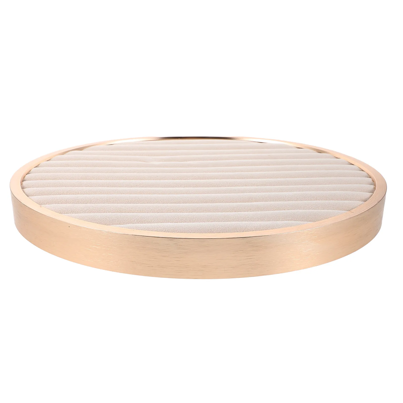 Round Beige Metal Jewelry Tray for Displaying Organizing Necklaces Rings Earrings Bracelets Trinkets Jewelry Photography Setup
Round Beige Metal Jewelry Tray for Displaying Organizing Necklaces Rings Earrings Bracelets Trinkets Jewelry Photography Setup