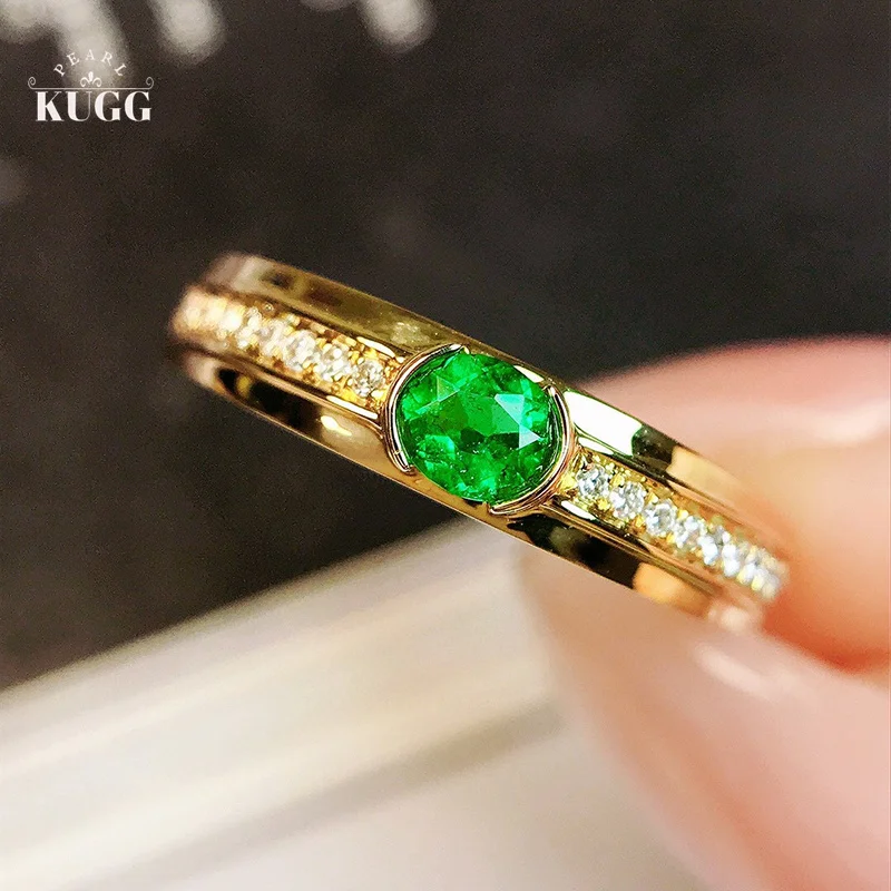 KUGG 18K желтое золото, кольца, модный металлический дизайн, настоящий натуральный изумруд, блестящий фотоэлемент для женщин, Подарок на годовщину
KUGG 18K желтое золото, кольца, модный металлический дизайн, настоящий натуральный изумруд, блестящий фотоэлемент для женщин, Подарок на годовщину