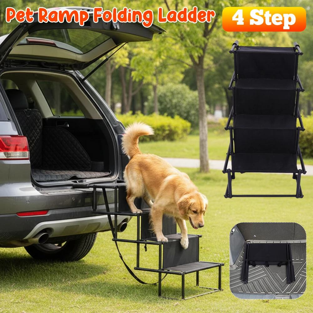 Лестница для больших собак 4-ступенчатая складная рамка для собак для автомобиля Нескользящая поверхность Рампа для лестницы для домашних животных Подходит для внедорожников, грузовиков, диванов, кровати
Лестница для больших собак 4-ступенчатая складная рамка для собак для автомобиля Нескользящая поверхность Рампа для лестницы для домашних животных Подходит для внедорожников, грузовиков, диванов, кровати