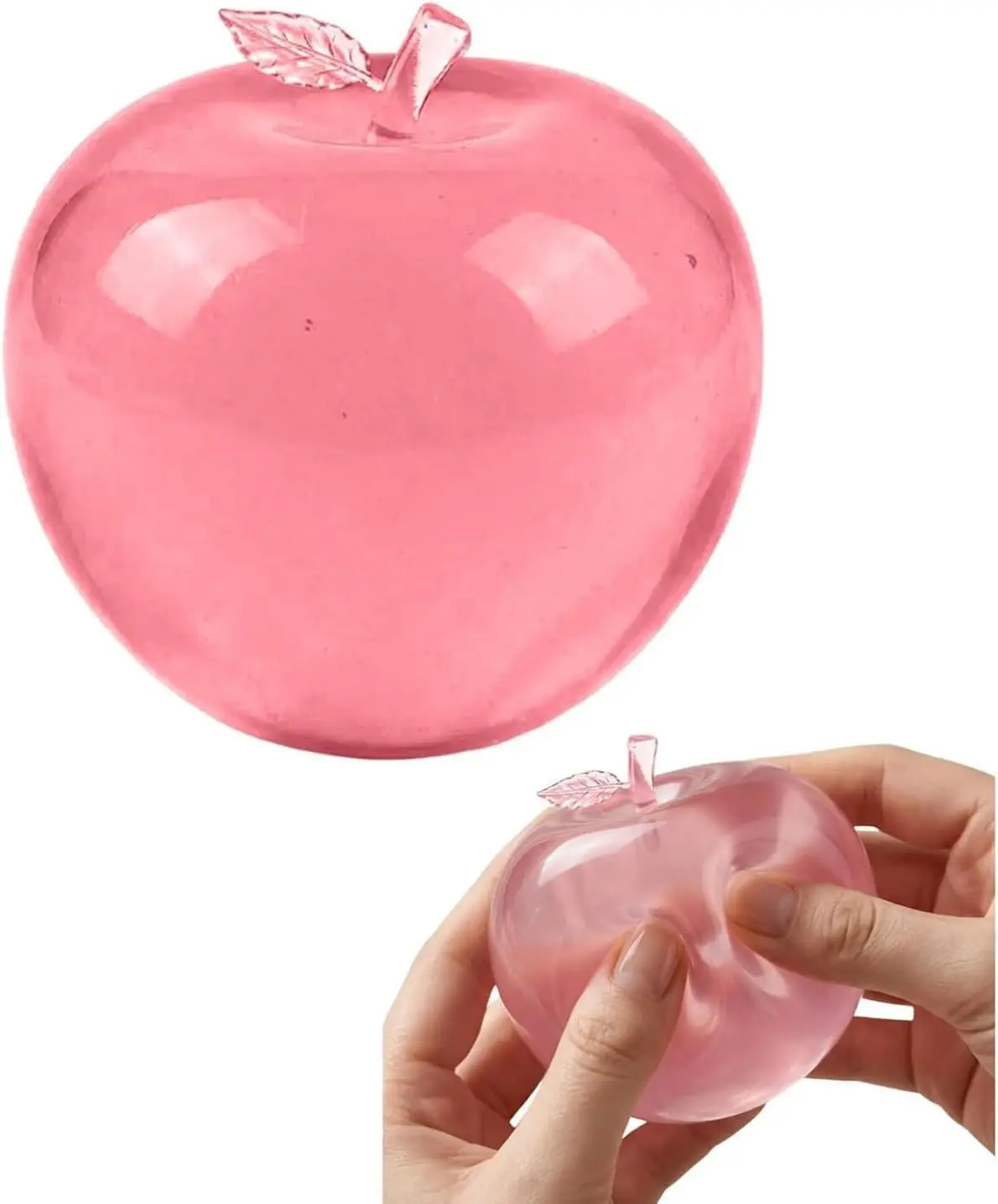 Apple Squishy Stress Relief, Slow Rebound Pink Fruit Squeeze, Soft Squeezy Balls for Anxiety, Sensory Fruit Squishy for Pinching, Stress Balls Squeeze Alternative (Pink)
Apple Squishy Stress Relief, Slow Rebound Pink Fruit Squeeze, Soft Squeezy Balls for Anxiety, Sensory Fruit Squishy for Pinching, Stress Balls Squeeze Alternative (Pink)