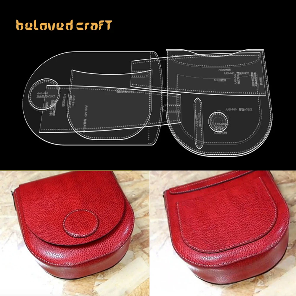 BelovedCraft-Leather Bag Pattern Making with Acrylic Templates for Single-shoulder bag, crossbody bag, mobile phone bag
BelovedCraft-Leather Bag Pattern Making with Acrylic Templates for Single-shoulder bag, crossbody bag, mobile phone bag