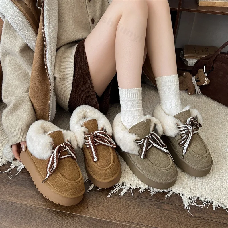 Женские винтажные теплые пушистые толстые короткие зимние ботинки, зимняя мода 2024, универсальные плюшевые удобные хлопковые ботинки с волосатой массивкой
Женские винтажные теплые пушистые толстые короткие зимние ботинки, зимняя мода 2024, универсальные плюшевые удобные хлопковые ботинки с волосатой массивкой