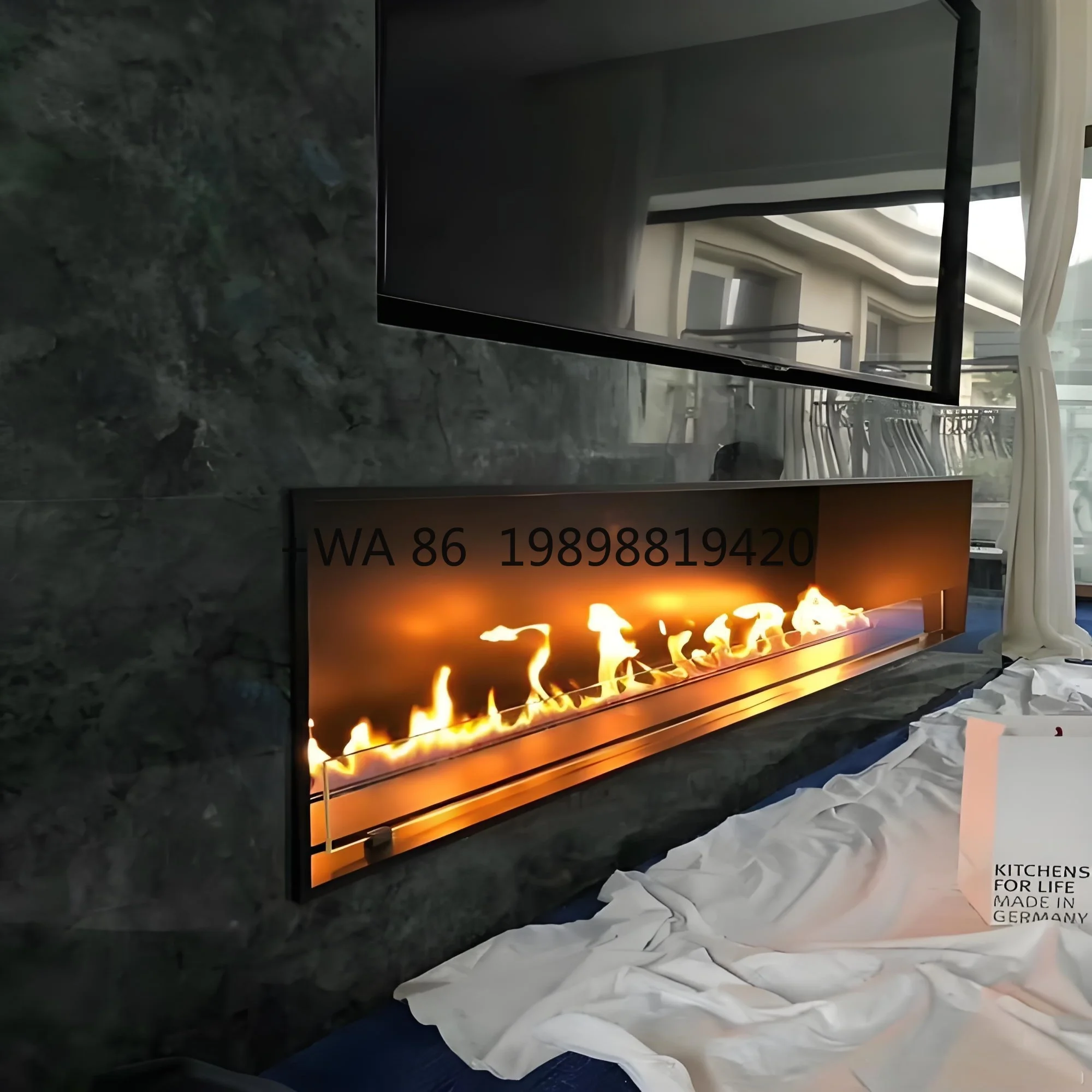 Intelligent 3D Electric Fireplace Insert, Remote Control Neon LED Flame Vapor Steam Fireplace for Living Room Indoor Use
Intelligent 3D Electric Fireplace Insert, Remote Control Neon LED Flame Vapor Steam Fireplace for Living Room Indoor Use