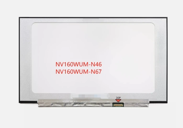 16-дюймовый LED LCD дисплей для ноутбука WUXGA NV160WUM-N46 NV160WUM-N67 1920x1200 30-контактный
16-дюймовый LED LCD дисплей для ноутбука WUXGA NV160WUM-N46 NV160WUM-N67 1920x1200 30-контактный