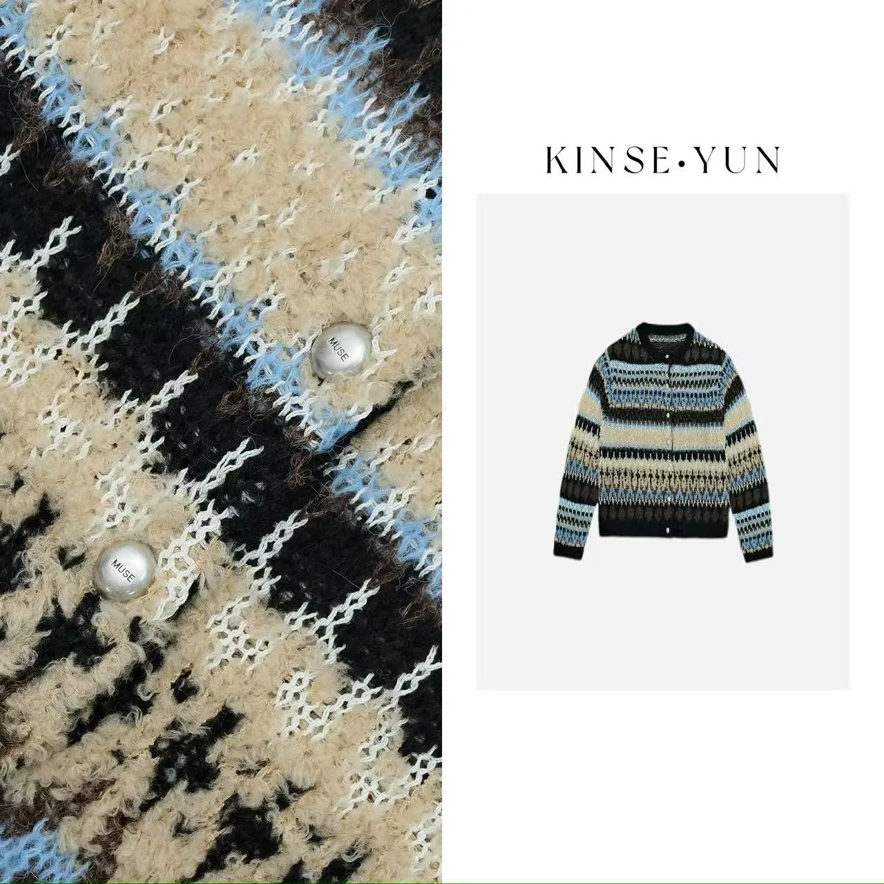 KINSE YUN Fair Isle Color Blo Knitwear Soft Woolen Sweater QD26 Autumn Winter Women's Faion Commute Sle Long Sve r...
KINSE YUN Fair Isle Color Blo Knitwear Soft Woolen Sweater QD26 Autumn Winter Women's Faion Commute Sle Long Sve r...