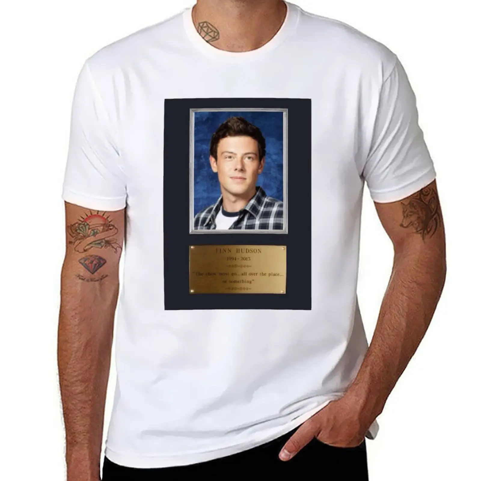 Plaque of Finn Hudson T-Shirt anime t shirts for man cotton t shirts man 100% T-Shirt
Plaque of Finn Hudson T-Shirt anime t shirts for man cotton t shirts man 100% T-Shirt