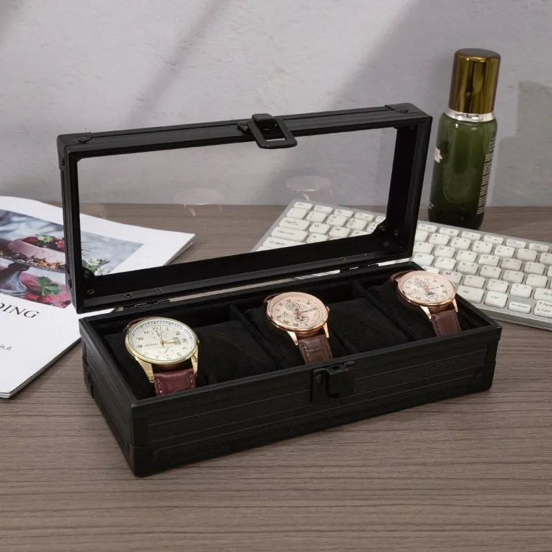 Aluminum Alloy Watch Storage Box Luxury Wristwatches Display Cases Large Capacity Organizer Storage Boxes Home Portable Case
Aluminum Alloy Watch Storage Box Luxury Wristwatches Display Cases Large Capacity Organizer Storage Boxes Home Portable Case
