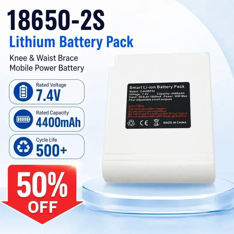 For 18650-2S lithium battery pack 4400mAh 7.4V knee pads waist pads mobile power supply seat cushion power bank
For 18650-2S lithium battery pack 4400mAh 7.4V knee pads waist pads mobile power supply seat cushion power bank