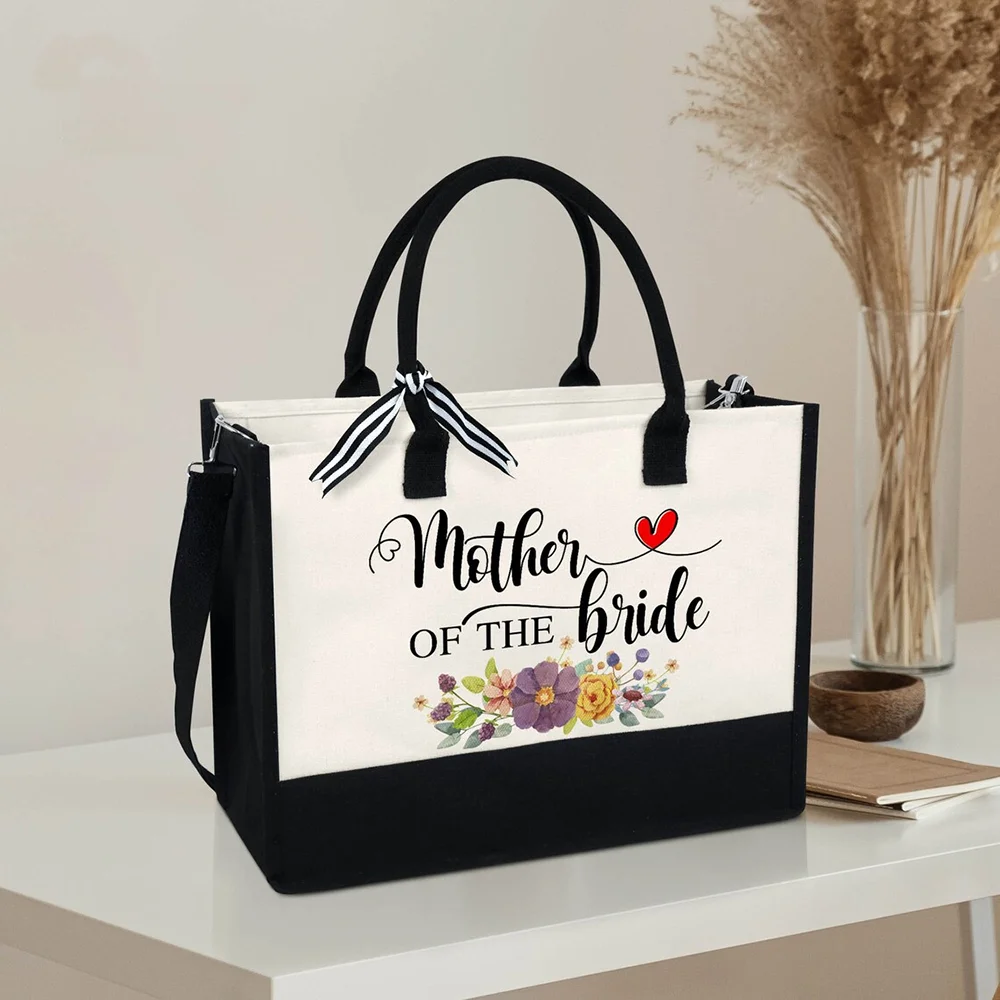 Wedding Tote Bag for Mother of the Bride to be Engagement Bridal Shower Bachelorette for Party Decoration Supplies Gift 1 Pcs
Wedding Tote Bag for Mother of the Bride to be Engagement Bridal Shower Bachelorette for Party Decoration Supplies Gift 1 Pcs
