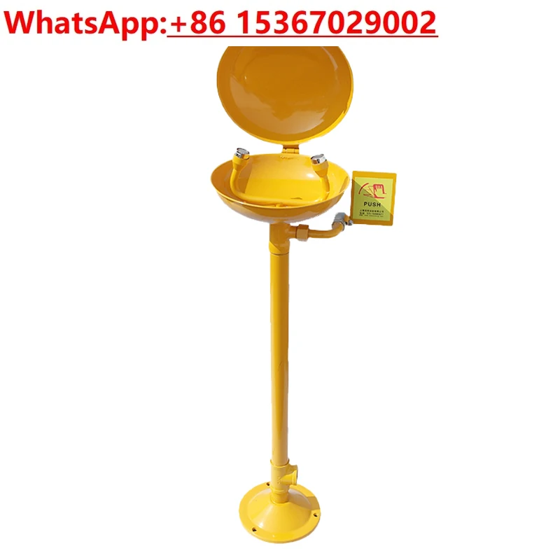 High-quality 304 stainless steel vertical emergency double-port inspection factory shower industrial eye washer
High-quality 304 stainless steel vertical emergency double-port inspection factory shower industrial eye washer