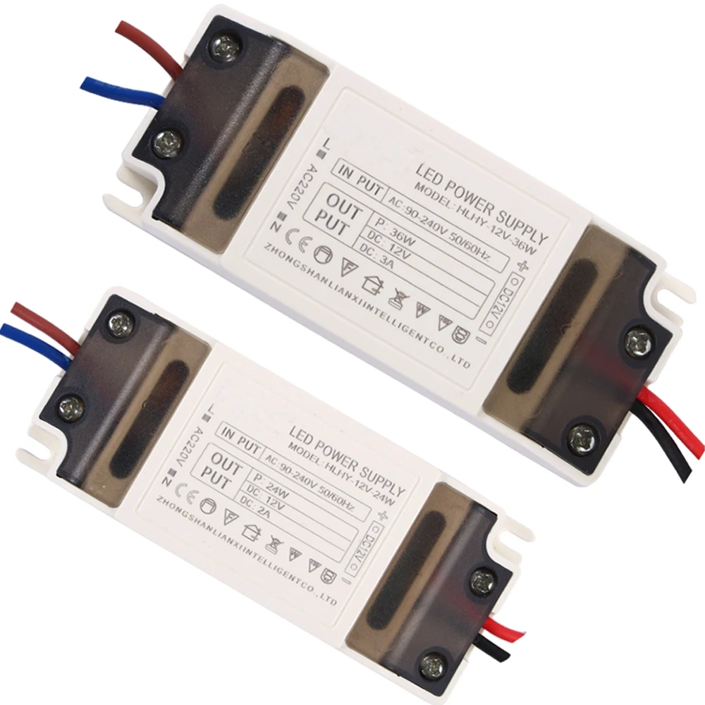 AC220V to DC12V 2A 24W/DC12V 3A 36W Constant Voltage Power Supply LED Driver Light Led 220V to 12V Adapter Transformer Module
AC220V to DC12V 2A 24W/DC12V 3A 36W Constant Voltage Power Supply LED Driver Light Led 220V to 12V Adapter Transformer Module