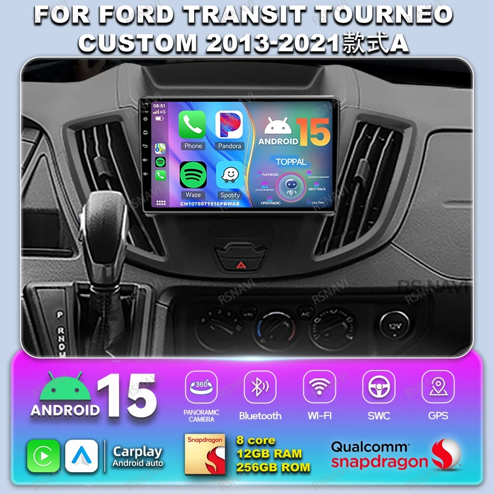 Android 14 For Ford Transit Tourneo Custom 2013-2021 5G WIFI Qualcomm Stereo BT Navigation GPS Head Unit Multimedia Autoradio
Android 14 For Ford Transit Tourneo Custom 2013-2021 5G WIFI Qualcomm Stereo BT Navigation GPS Head Unit Multimedia Autoradio