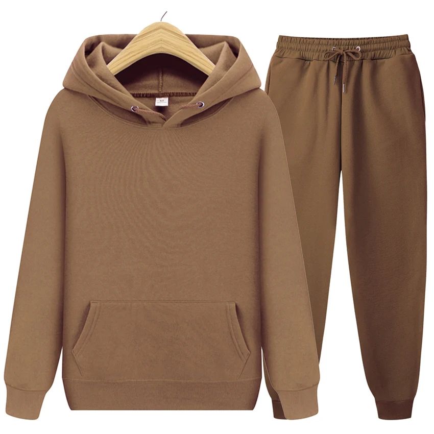 2022 new Men's ladies casual wear suit sportswear suit solid color pullover + pants suit autumn and winter fashion suit
2022 new Men's ladies casual wear suit sportswear suit solid color pullover + pants suit autumn and winter fashion suit