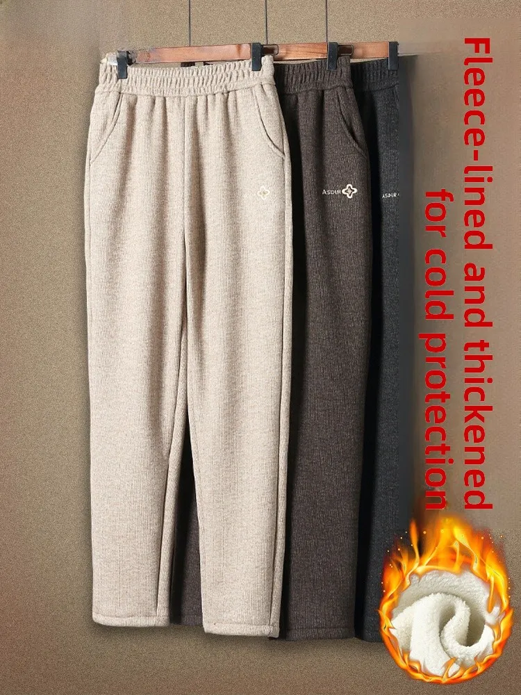 Утепленные брюки прямого кроя с высокой талией для женщин, осенне-зимние модные теплые хлопковые брюки, брюки для мам
Утепленные брюки прямого кроя с высокой талией для женщин, осенне-зимние модные теплые хлопковые брюки, брюки для мам