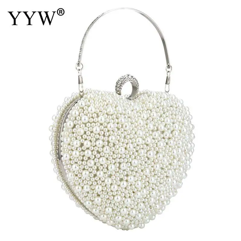 Diamond Clutch Handbag Chic Pearl Beads Love Heart Pattern Evening Party Messenger Purse Chain Shoulder Lady Wedding Wallet Bag
Diamond Clutch Handbag Chic Pearl Beads Love Heart Pattern Evening Party Messenger Purse Chain Shoulder Lady Wedding Wallet Bag
