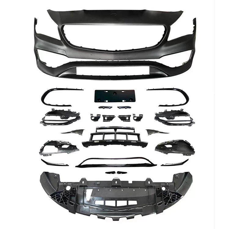 CLA45 Style Car Front Lip Rear Diffuser Side Skirt Vents Spoiler Body Accessories Front Bumper for BENZ W117 2016-2018
CLA45 Style Car Front Lip Rear Diffuser Side Skirt Vents Spoiler Body Accessories Front Bumper for BENZ W117 2016-2018