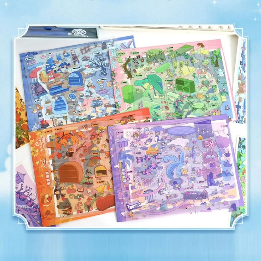 Cute DIY 3D Landscape Sticker Floral Secret Realm Journal Decor Pocket Cabin Scene Stickers Pumpkin Hut Miniature Scene Sticker
Cute DIY 3D Landscape Sticker Floral Secret Realm Journal Decor Pocket Cabin Scene Stickers Pumpkin Hut Miniature Scene Sticker