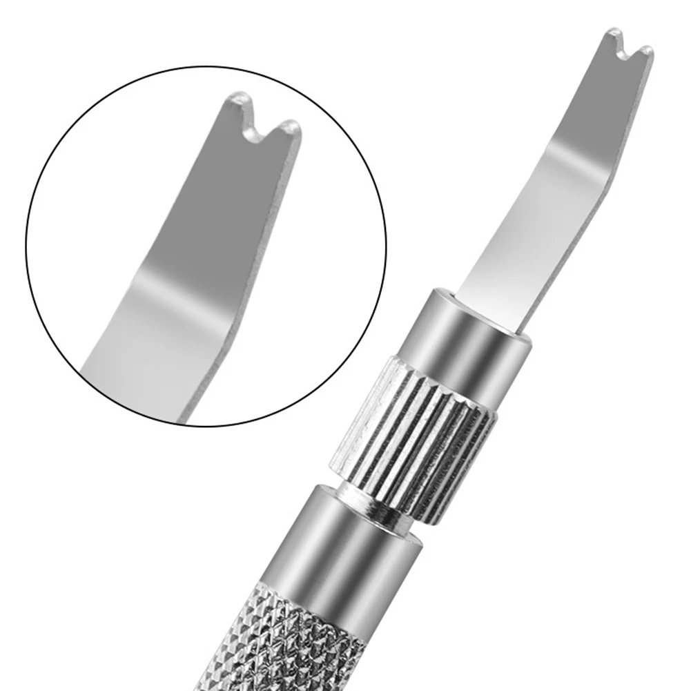 Hand Tool Watch Repair Tool Pin Barrette Raw Ear Fork Removing Silver With 4 Extra Tips 135mm*6mm High Quality
Hand Tool Watch Repair Tool Pin Barrette Raw Ear Fork Removing Silver With 4 Extra Tips 135mm*6mm High Quality