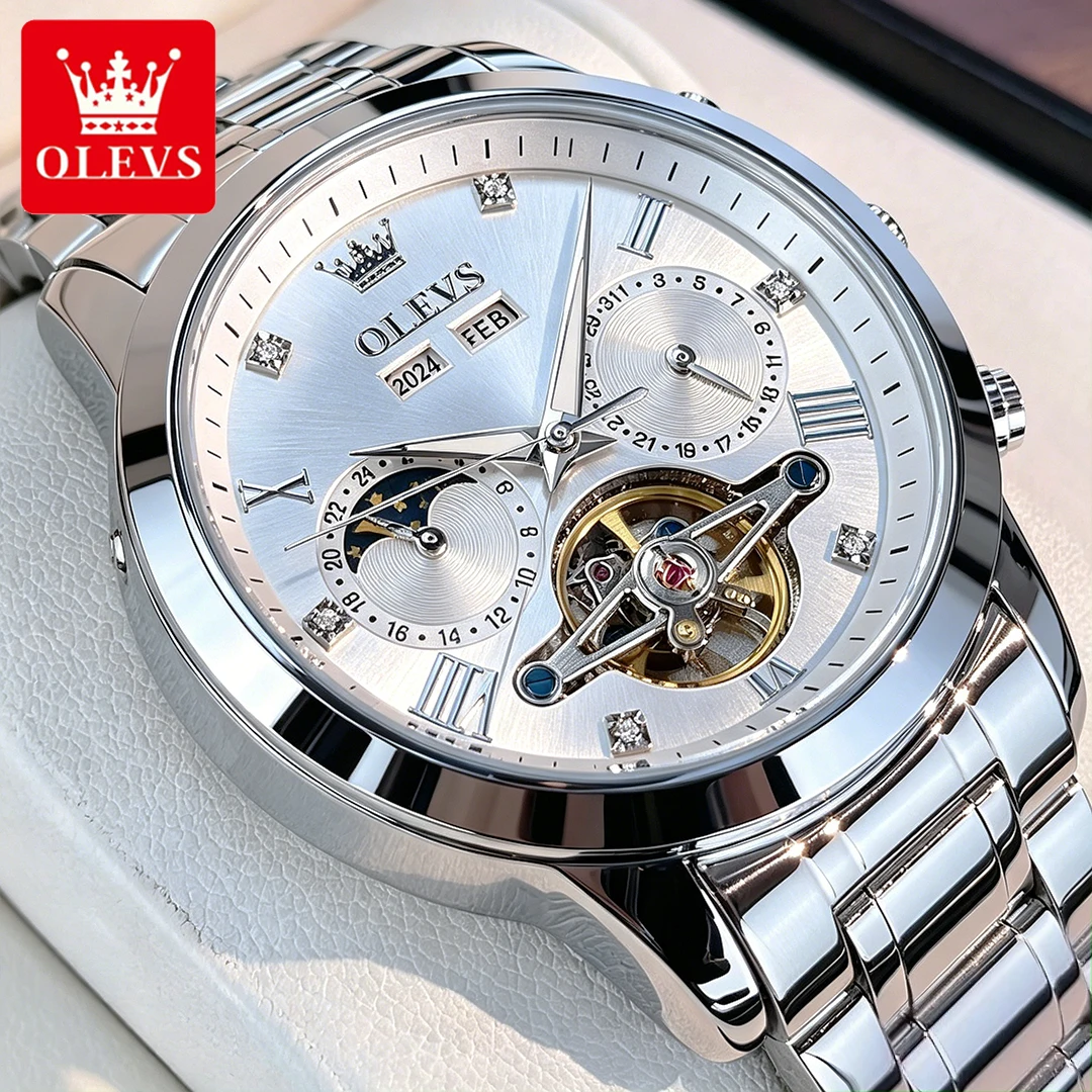 OLEVS Men's Watches Casual Daily Dress Original Stainless Steel Automatic Mechanical Wristwatch Waterproof Luminous
OLEVS Men's Watches Casual Daily Dress Original Stainless Steel Automatic Mechanical Wristwatch Waterproof Luminous