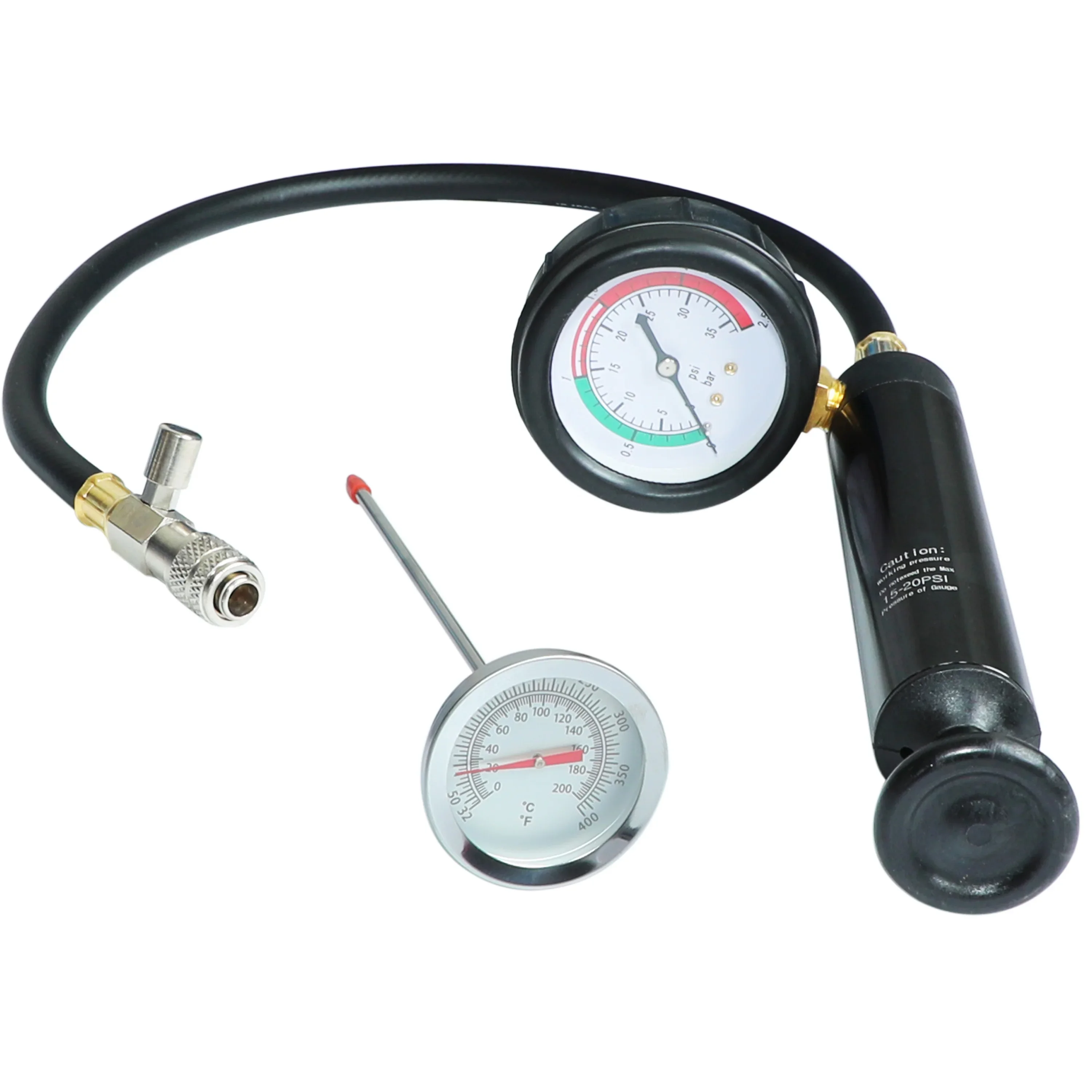 32PCS Radiator Vacuum Pressure Gauge Tester Cooling System Tool with Universal Adapters Automotive Coolant Pressure Tester
32PCS Radiator Vacuum Pressure Gauge Tester Cooling System Tool with Universal Adapters Automotive Coolant Pressure Tester