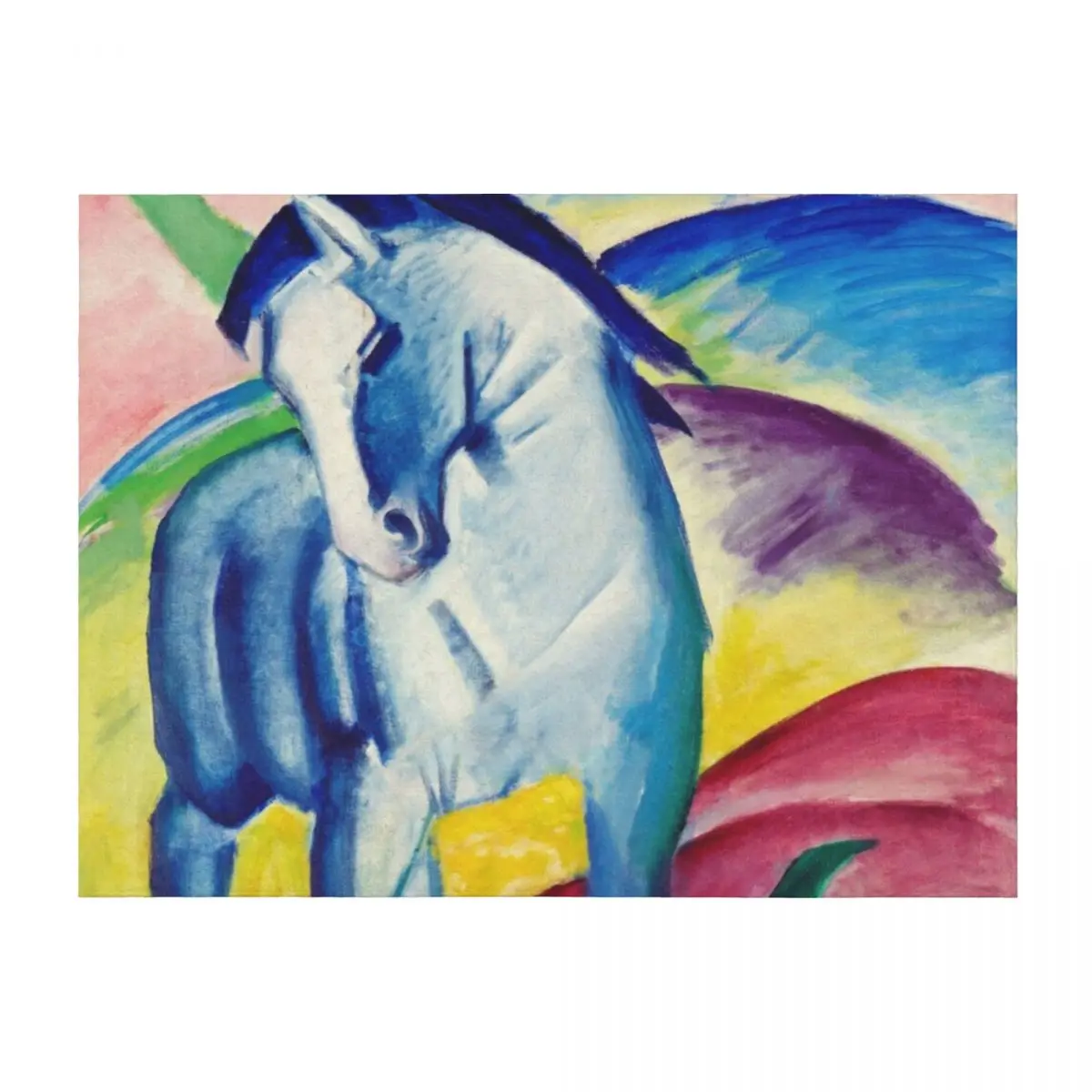 Franz Marc - Blue Horse Throw Blanket Sofa Throw sofa bed Comforter Vintage Blankets
Franz Marc - Blue Horse Throw Blanket Sofa Throw sofa bed Comforter Vintage Blankets
