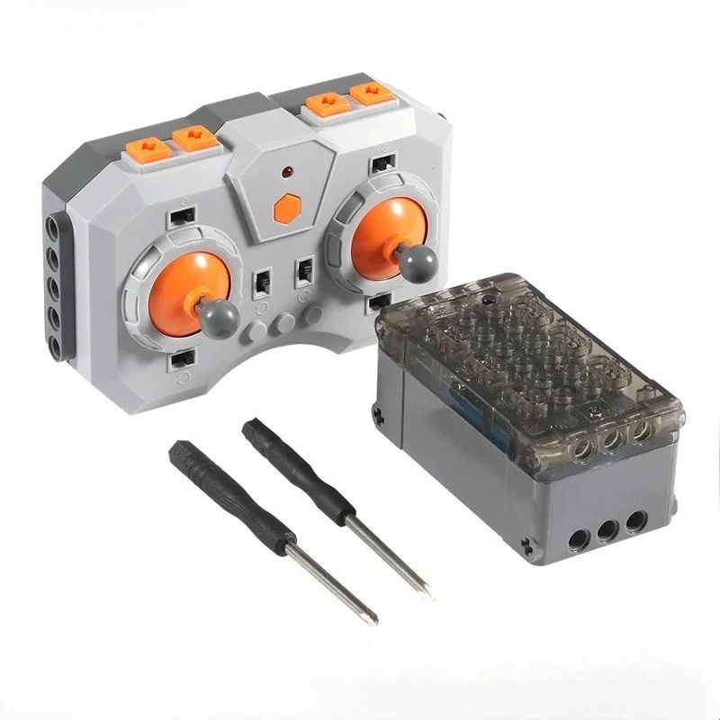 12 Channel Remote Control Lithium Battery Box Kit APP Control Program Speed Adjustable Powered Module for MOC Building Blocks
12 Channel Remote Control Lithium Battery Box Kit APP Control Program Speed Adjustable Powered Module for MOC Building Blocks