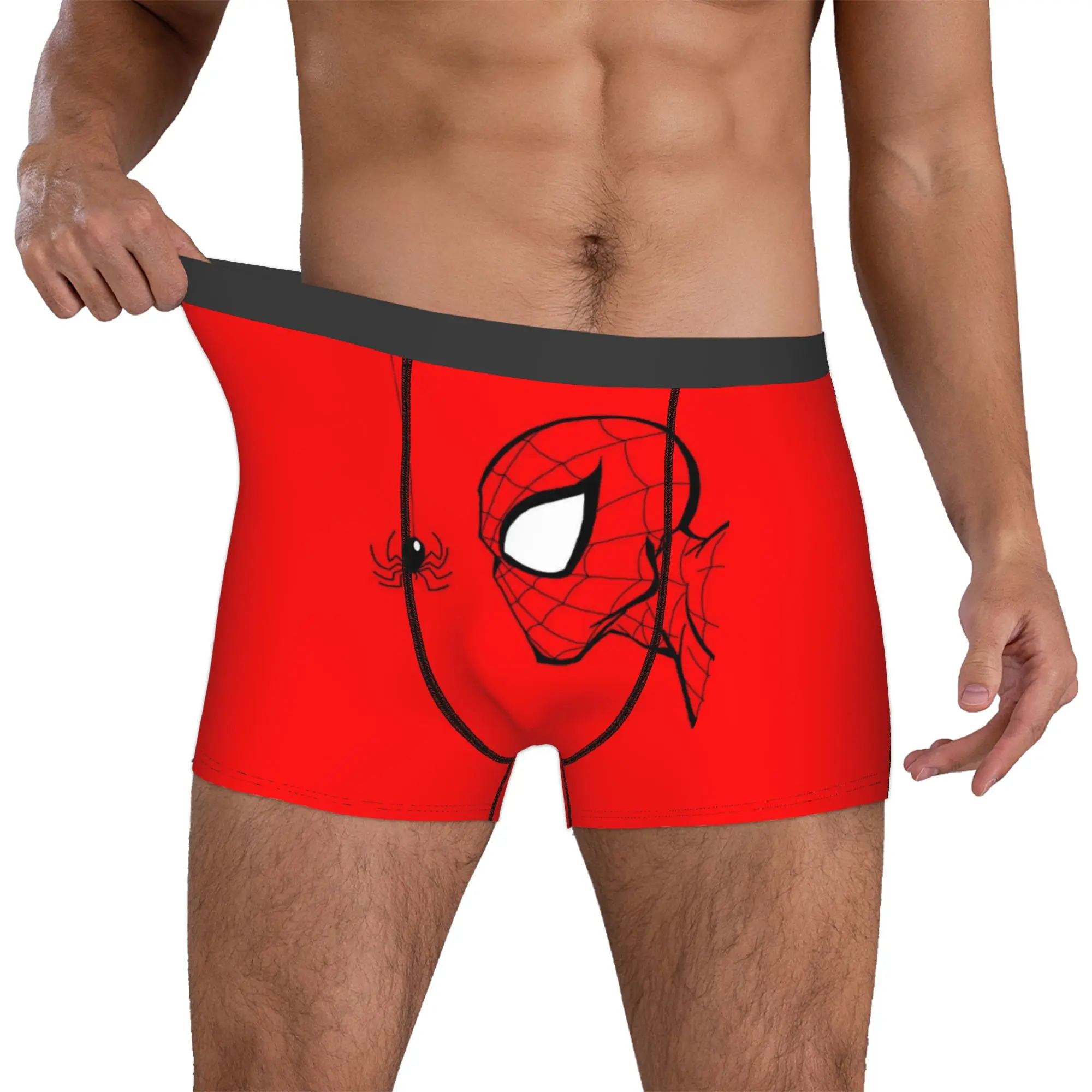 Customized Novelty S-Spider Man Boxers Shorts Panties Men's Underpants Breathable Briefs Underwear
Customized Novelty S-Spider Man Boxers Shorts Panties Men's Underpants Breathable Briefs Underwear