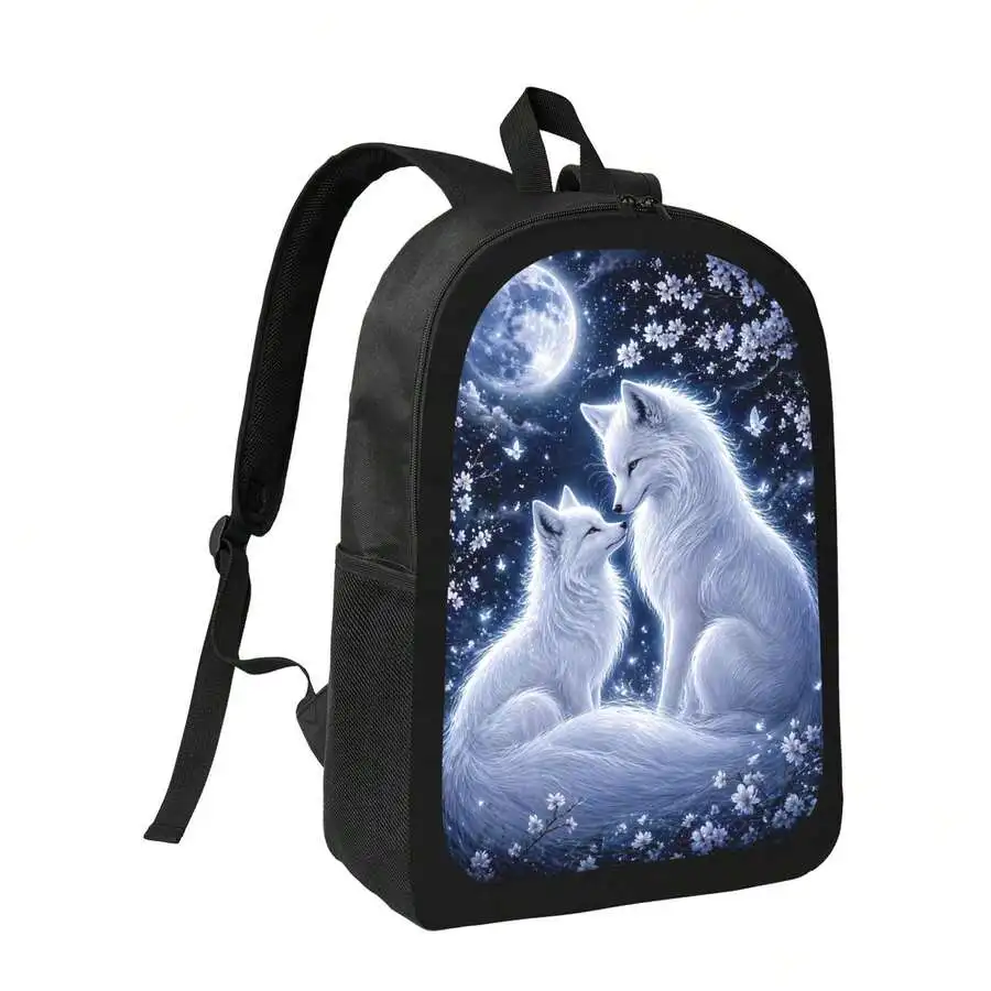 Moonlight Fox Print Backpack Stylish Casual Lightweight Daypack For Men Women
Moonlight Fox Print Backpack Stylish Casual Lightweight Daypack For Men Women