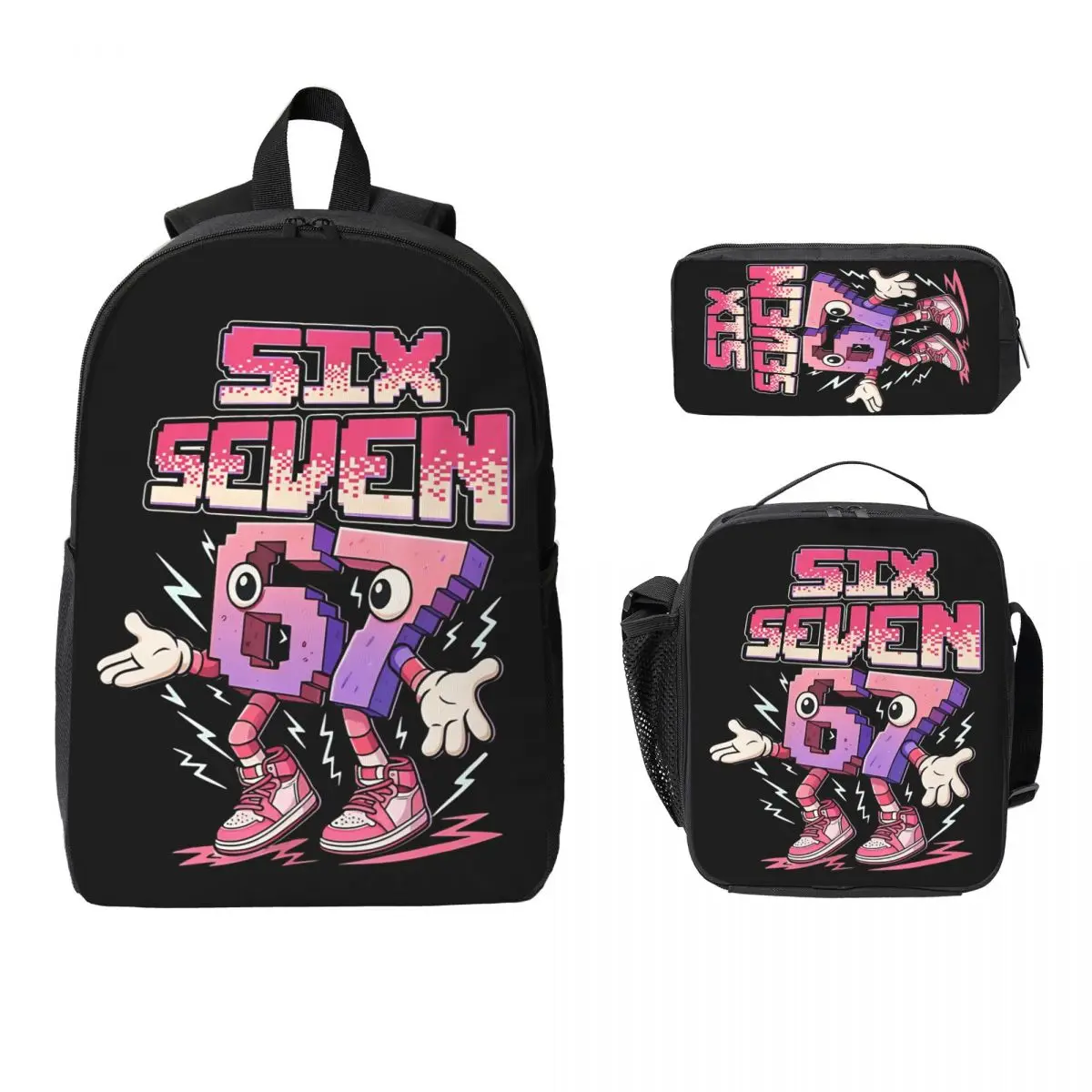 Рюкзак Six Seven Italian 67 Six Seven 6 7, детский рюкзак, ланч-бокс, пеналы для мальчиков и девочек, школьная сумка, набор книг
Рюкзак Six Seven Italian 67 Six Seven 6 7, детский рюкзак, ланч-бокс, пеналы для мальчиков и девочек, школьная сумка, набор книг