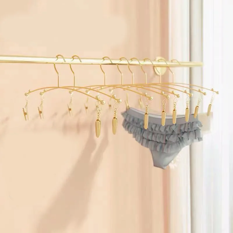 5PCS Underwear Hangers with Clips Non-Slip Seamless Bra Rack Home Use Lingerie Shop Special Panties Rack with Hooks
5PCS Underwear Hangers with Clips Non-Slip Seamless Bra Rack Home Use Lingerie Shop Special Panties Rack with Hooks