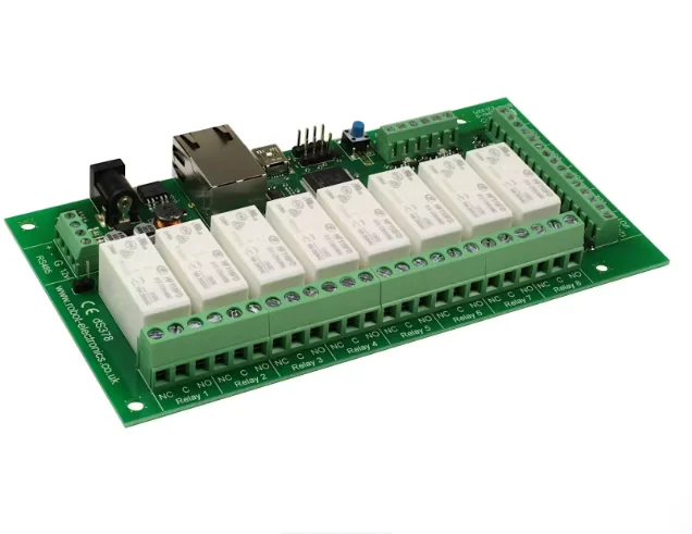Devantech DS378-8 X 16A Ethernet Relay Network Port Relay Module Development Board
Devantech DS378-8 X 16A Ethernet Relay Network Port Relay Module Development Board