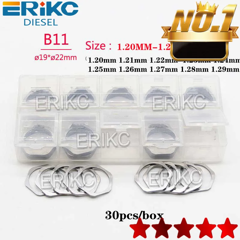 ERIKC B11 1,20 мм, 1,21 мм, 1,22 мм, 1,23 мм, 1,24 мм, 1,25 мм, 1,26 мм, топливный инжектор, подъемник, фотоэлемент 30 шт. для инжектора Bosch
ERIKC B11 1,20 мм, 1,21 мм, 1,22 мм, 1,23 мм, 1,24 мм, 1,25 мм, 1,26 мм, топливный инжектор, подъемник, фотоэлемент 30 шт. для инжектора Bosch