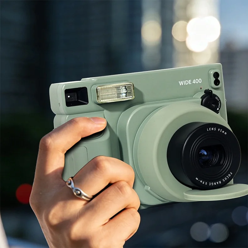 Lens Cap For Instax Wide 400Camera Silicone Dustproof Waterproof Lens Protective Cover Guard Anti-Scratch Shockproof Accessory