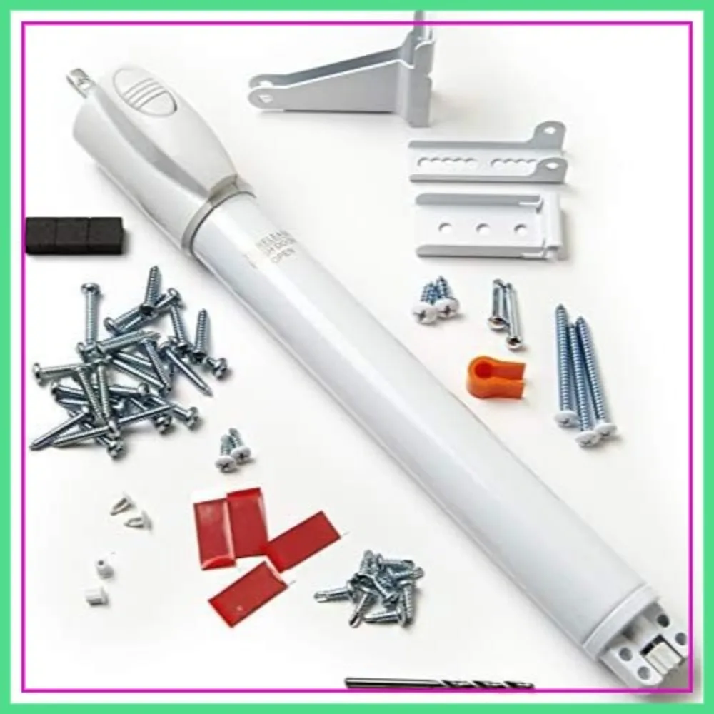 Storm Door Closer Kit in White Color - Adjustable Hydraulic Closer for Heavy Doors
Storm Door Closer Kit in White Color - Adjustable Hydraulic Closer for Heavy Doors
