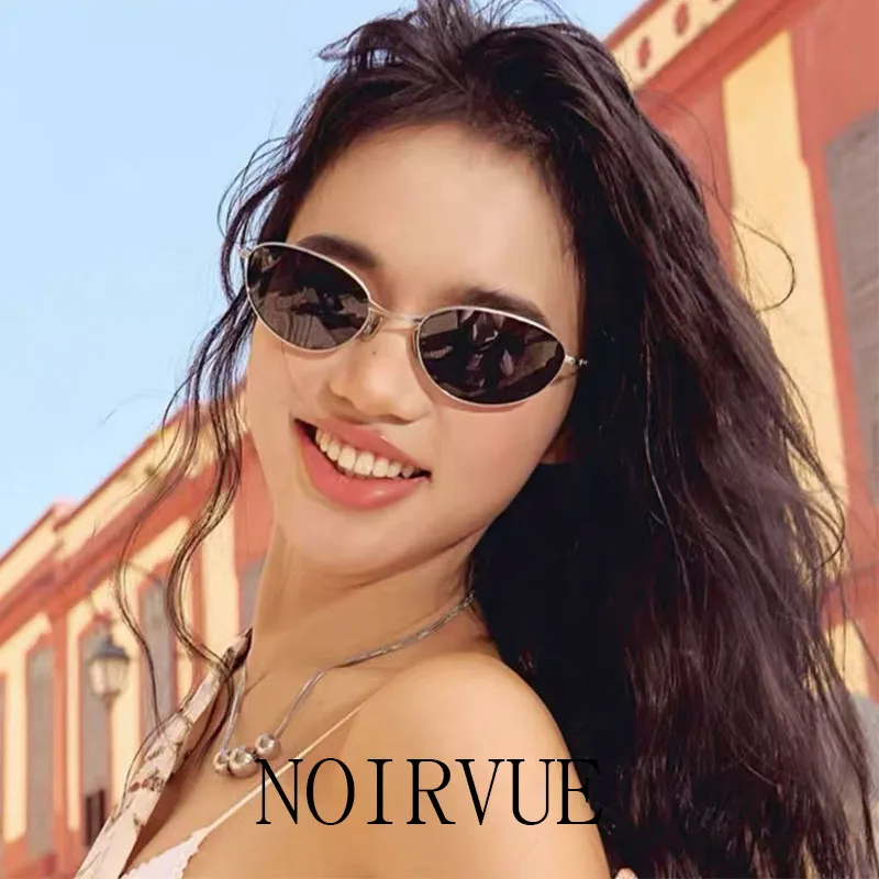 NOIRVUE Titanium Oval Sunglasses for Women Semi-Titanium Frame Fashion Ultra Light High Elastic AC Lens
NOIRVUE Titanium Oval Sunglasses for Women Semi-Titanium Frame Fashion Ultra Light High Elastic AC Lens